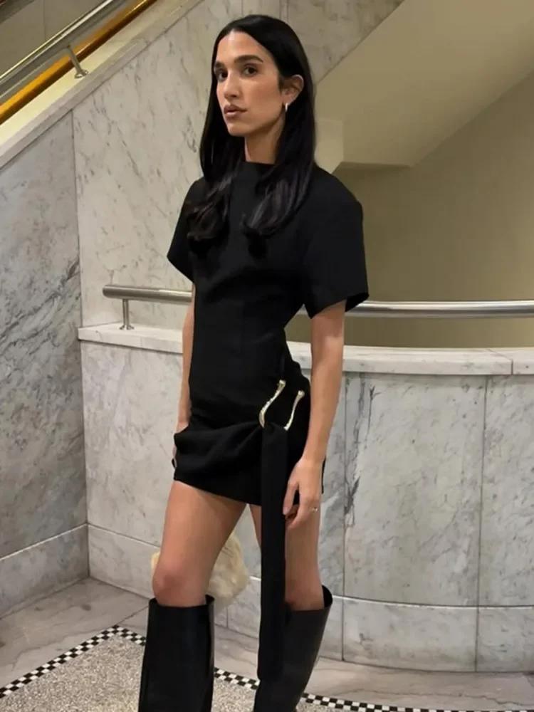 ұĢ Draped  ̴ 巹   ݼ Ŭ Splicing O  Bodycon ª 巹  ̵ Ƽ Ŭ Vestidos